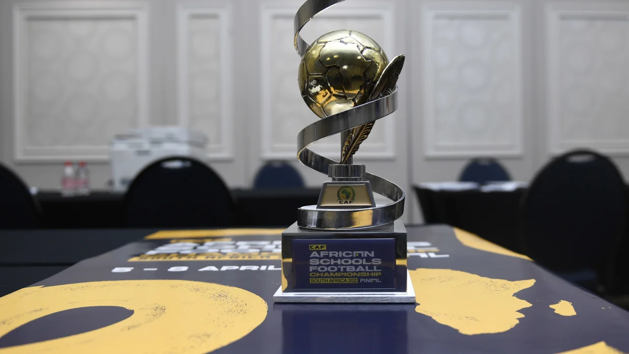 Launch of the African Schools Football Programme in Maputo, Mozambique by Dr. Patrice Motsepe.
